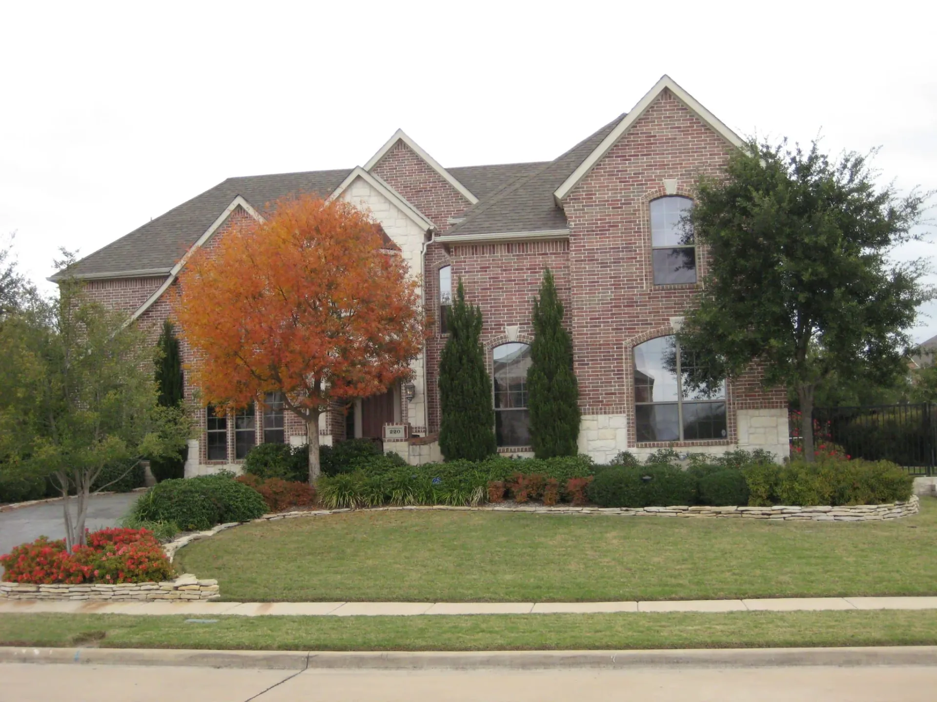 Front Landscape with Driveway