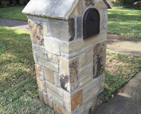 flagstone mailbox