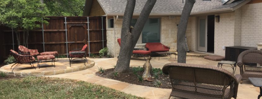 Oklahoma Flagstone Patio & Outdoor Kitchen